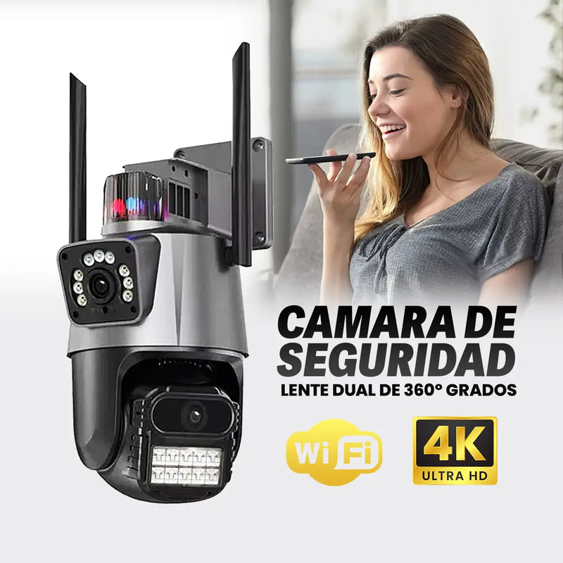 Camara De Seguridad Ip Wifi PTZ 360