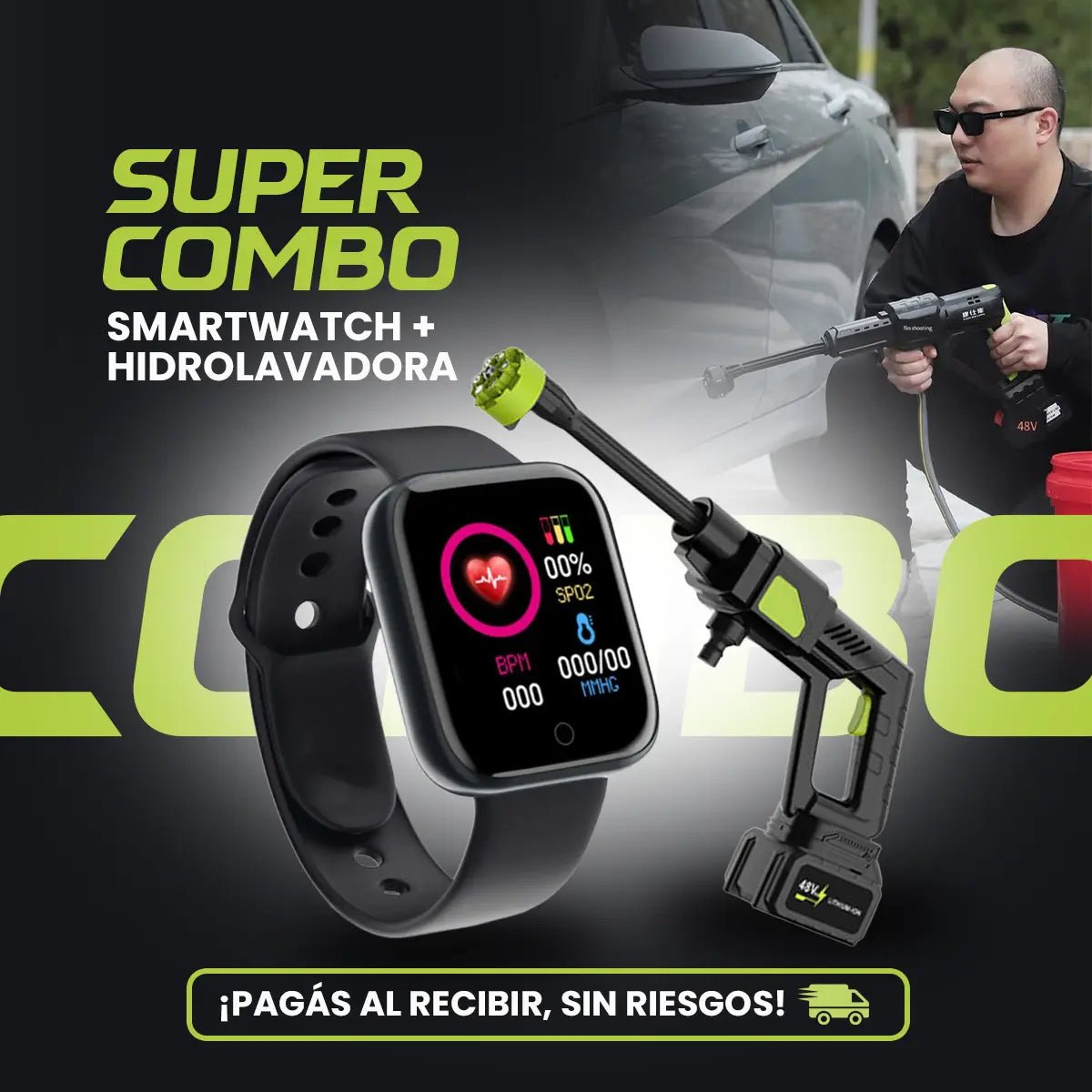 Hidrolavadora Portátil CleanMaxx - Tool Shop