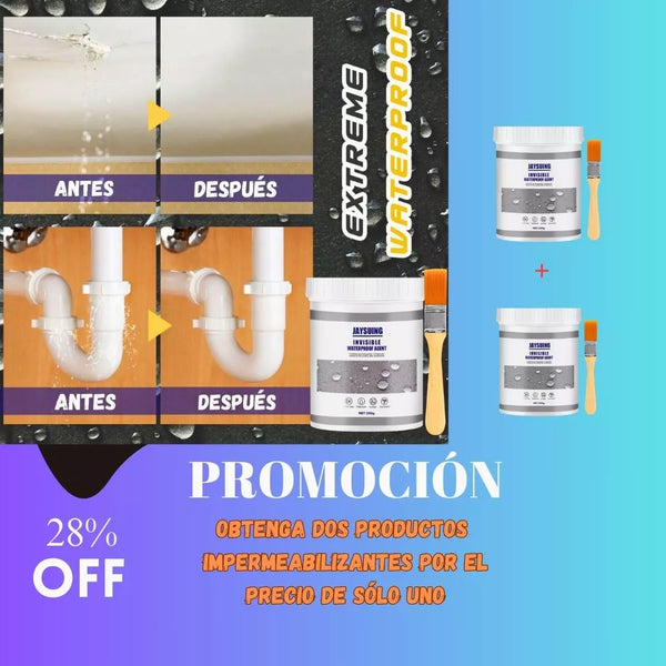 Sellador Impermeable de 500 ml con Brocha Incluida