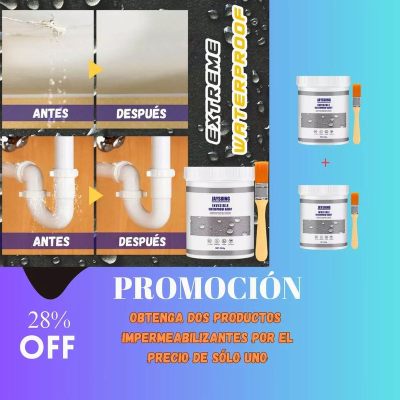 Sellador Impermeable de 500 ml con Brocha Incluida