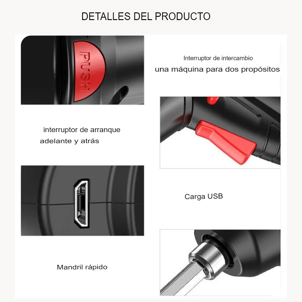 Taladro Destornillador Inalámbrico - Tool Shop