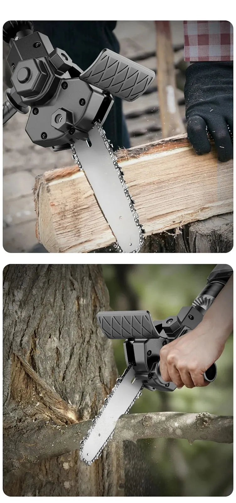 Adaptador de motosierra